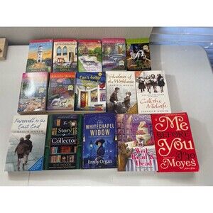 Bulk Lot of 16 Paperback Fiction Books Cozy Mystery Romance Historical Novels